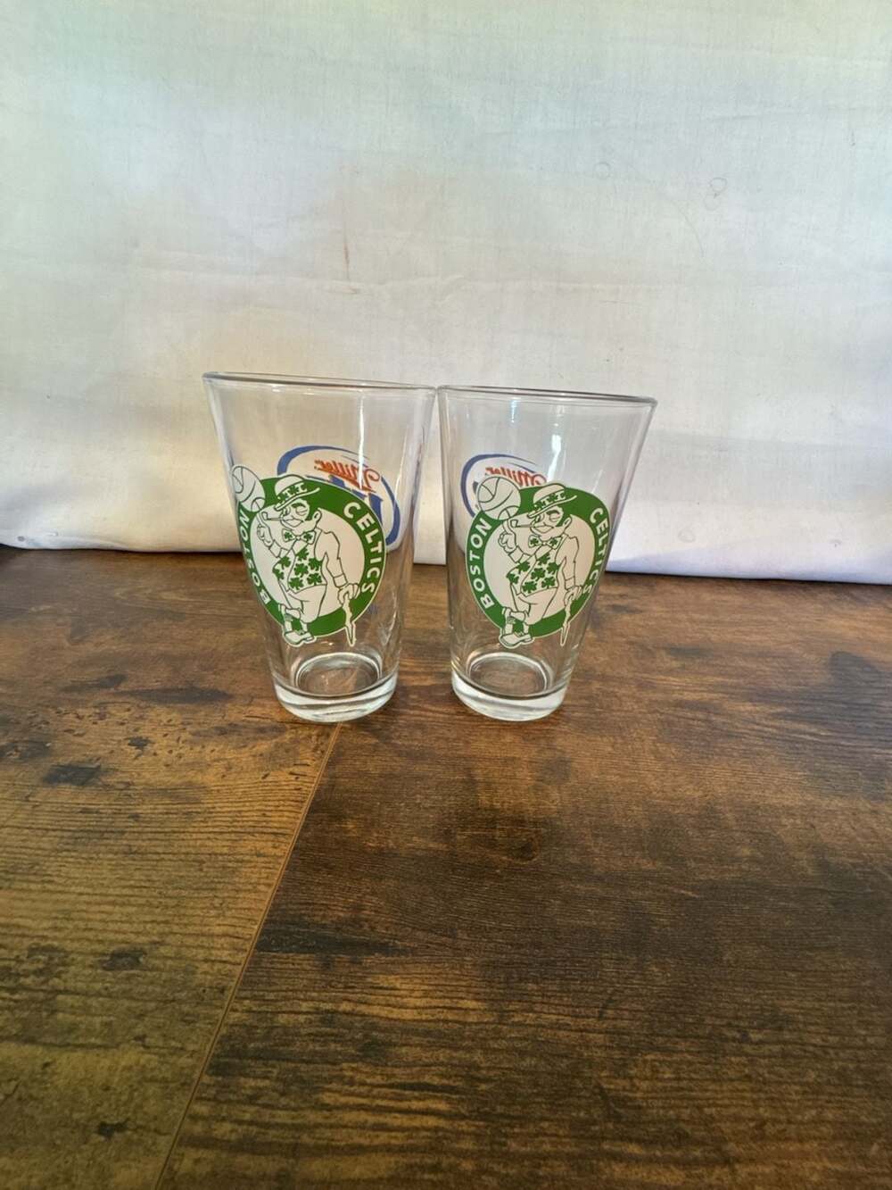Miller Lite Boston Celtics Taste Activator Pint Glass Set of 2